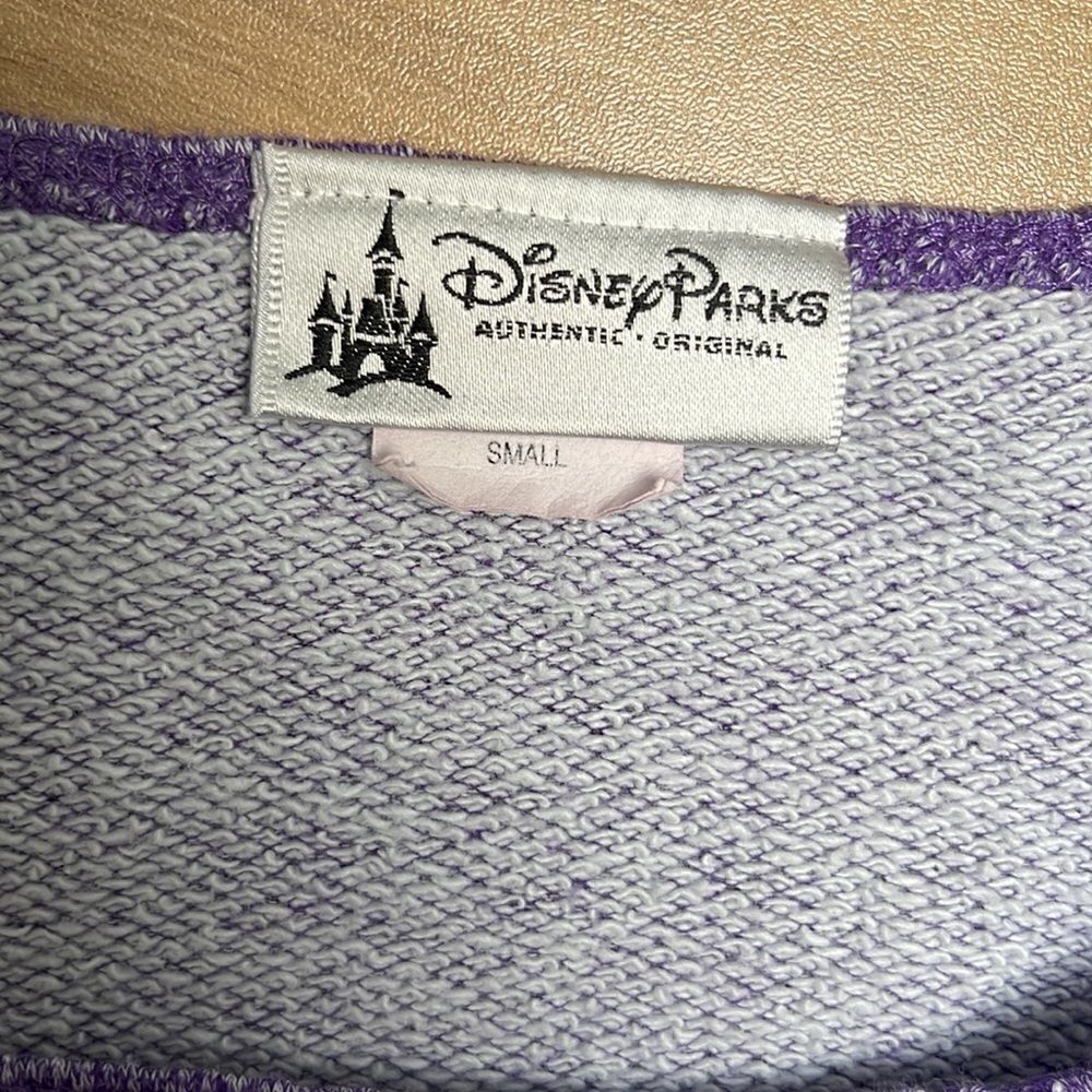 Disney Parks Mickey Mouse sweatshirt. Size Small. Purple. - Picture 4 of 4